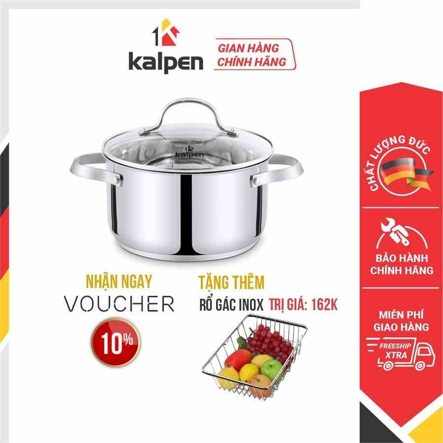 [Mã BMLTB200 giảm đến 100K đơn 499K] Nồi Inox 304 cao cấp 5 đáy Kalpen Lermat