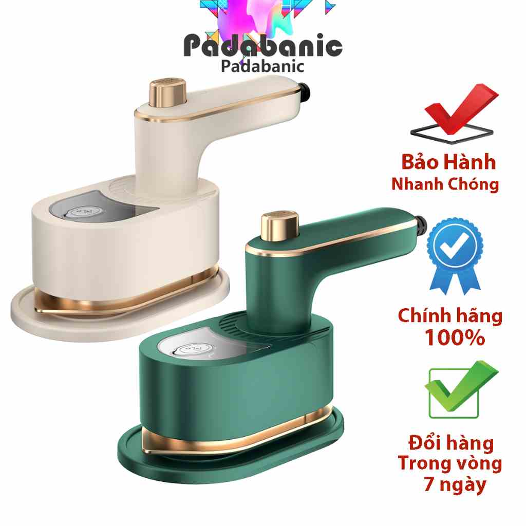 Bàn Là Hơi Nước Thông Minh Gấp Gọn Padabanic 6888 Nóng Nhanh Phun Nước Mạnh Nhỏ Gọn Là Thẳng