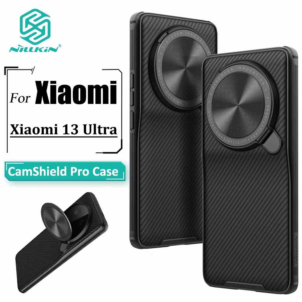 Ốp điện thoại NILLKIN nắp trượt bảo vệ ống kính máy ảnh cho Xiaomi 13 Ultra