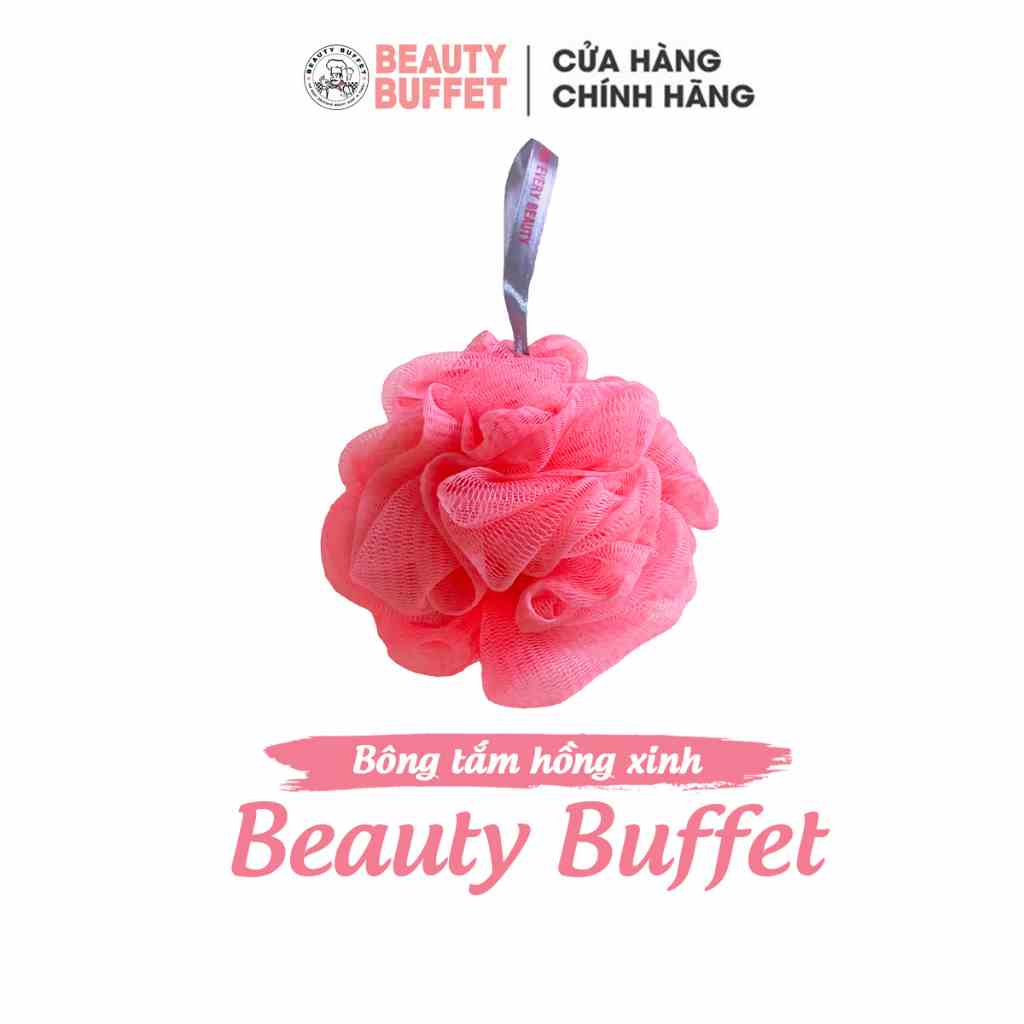 [QUÀ TẶNG KHÔNG BÁN] Bông tắm hồng xinh Beauty Buffet