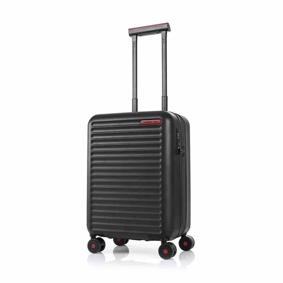 Vali kéo Toiis C SAMSONITE RED - MỸ size Cabin Đai khóa chữ X giúp dễ dàng sắp xếp hành lý Hệ thống 4 bánh đôi 360 độ