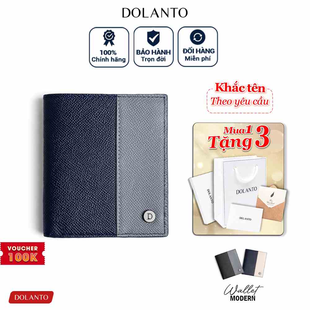 Ví DOLANTO BRAND® Modern Crossgrain Wallet