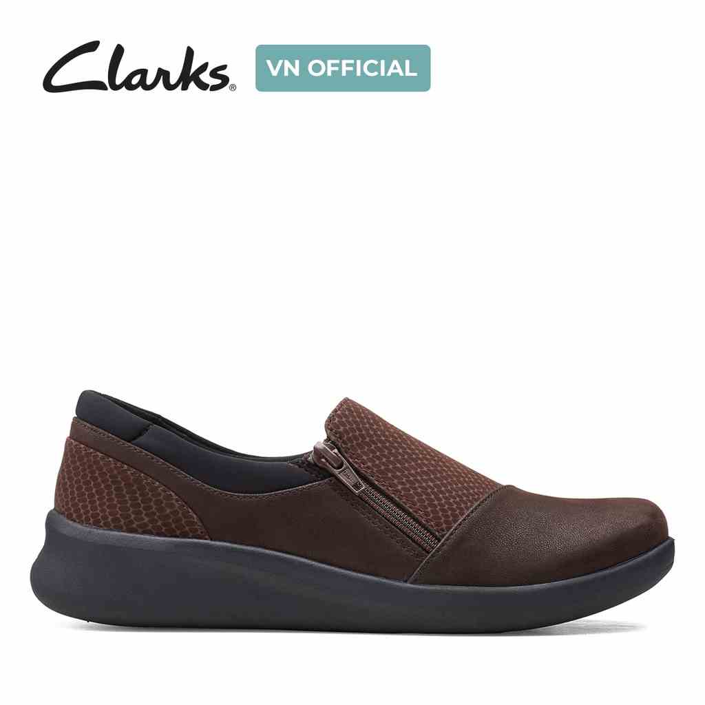 [Mã BMLTA35 giảm đến 35K đơn 99K] Giày Lười Nữ CLARKS Sillian2.0 Day màu Nâu