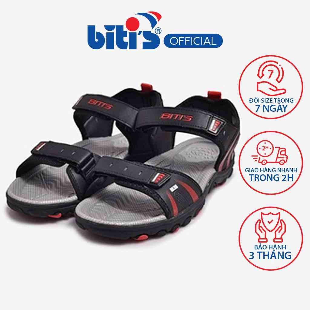 Sandal Si - Cao Su Bé Trai Bitis DRB032800DOO (Đỏ)