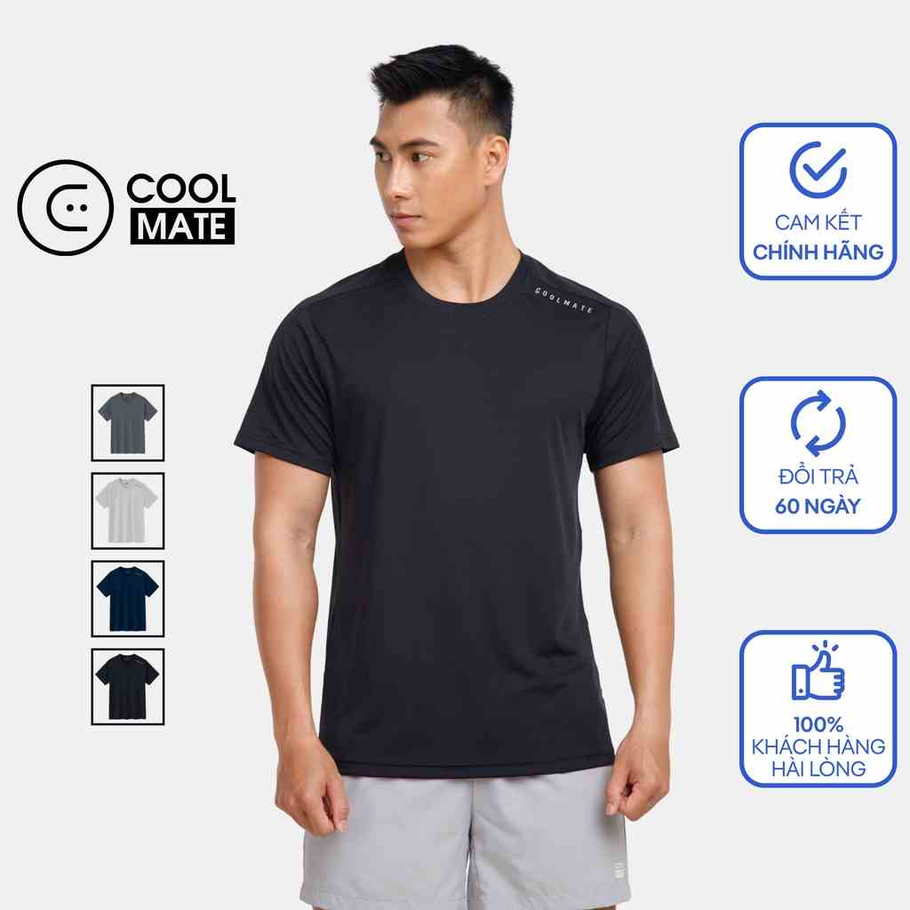 Áo thun thể thao nam Active V1 thoáng khí mát mẻ - Coolmate