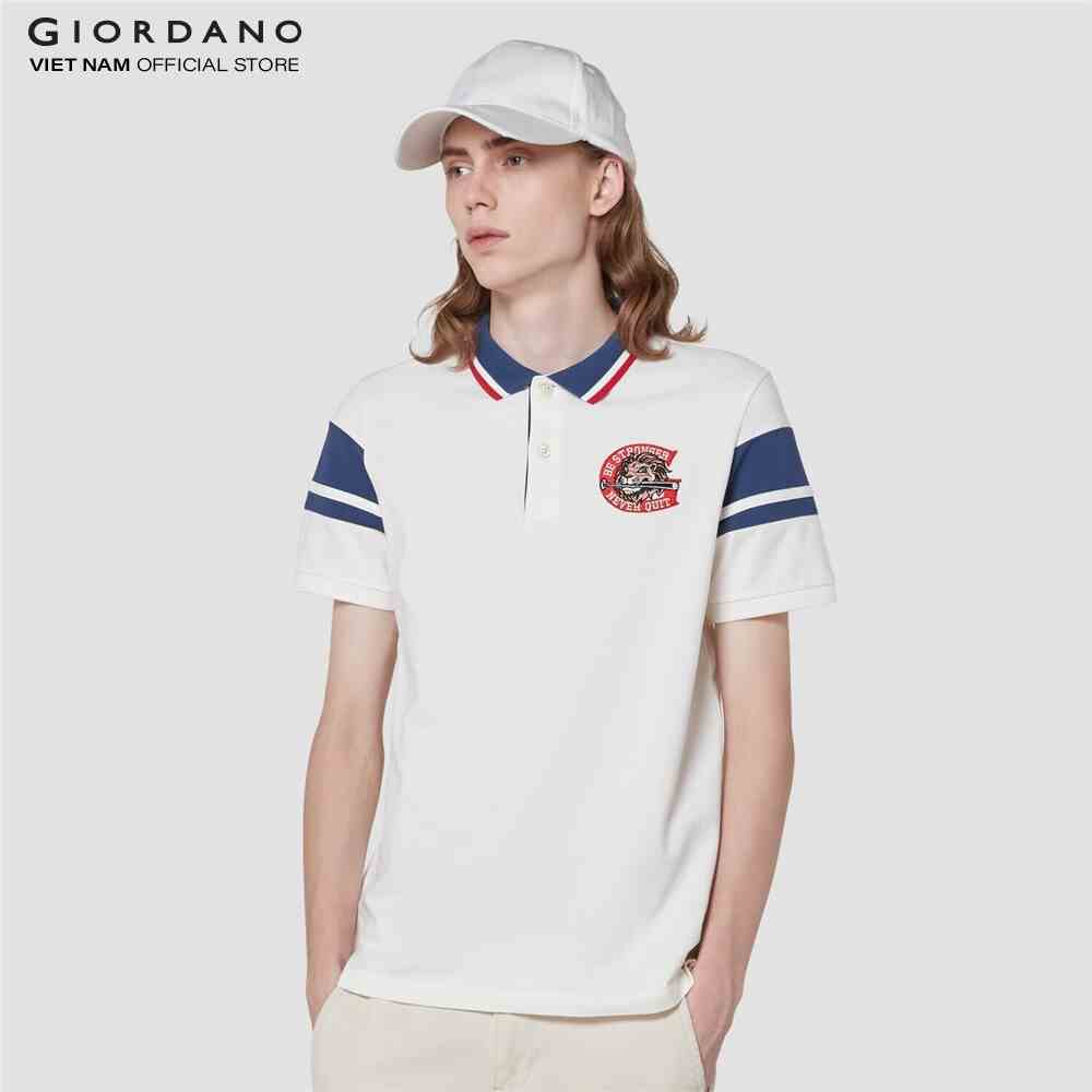 Áo Thun Có Cổ Nam Ngắn Tay Thematic Polo Giordano 01012232