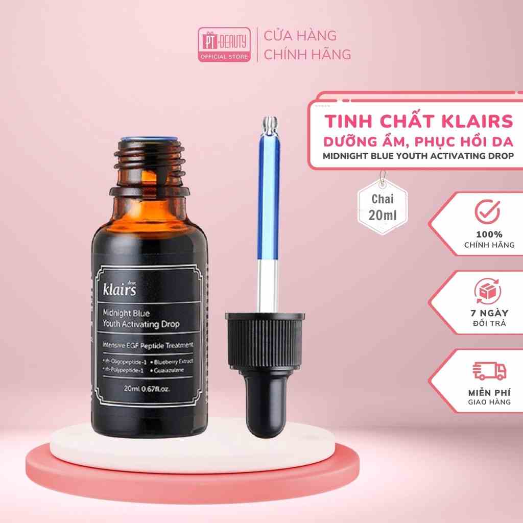 Tinh chất phục hồi chống lão hoá Dear Klairs Midnight Blue Youth Activating Drop 20ml