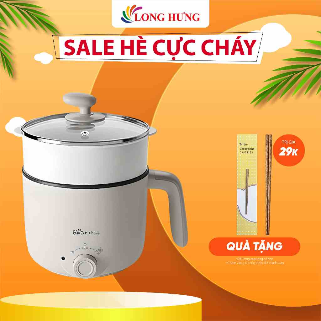 Nồi nấu lẩu đa năng Bear DRG-C12K1 - Hàng chính hãng