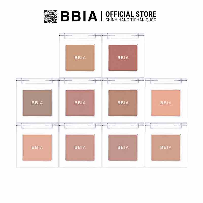 Phấn mắt Bbia Ready To Wear Eye Shadow (10 màu) 3g - Bbia Official Store