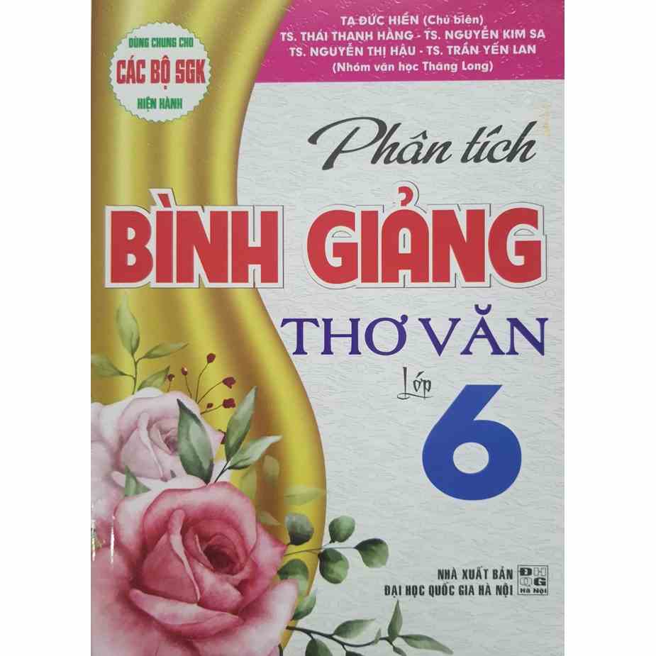 Sách - Phân tích bình giảng Thơ Văn lớp 6