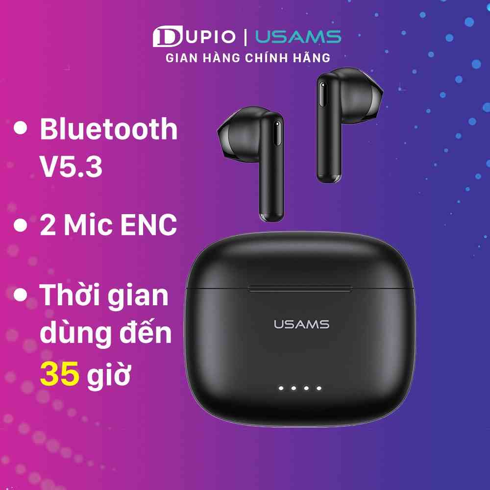 Tai nghe Bluetooth DUPIO Usams TN15 không dây âm thanh chi tiết độ trễ thấp sử dụng thoải mái