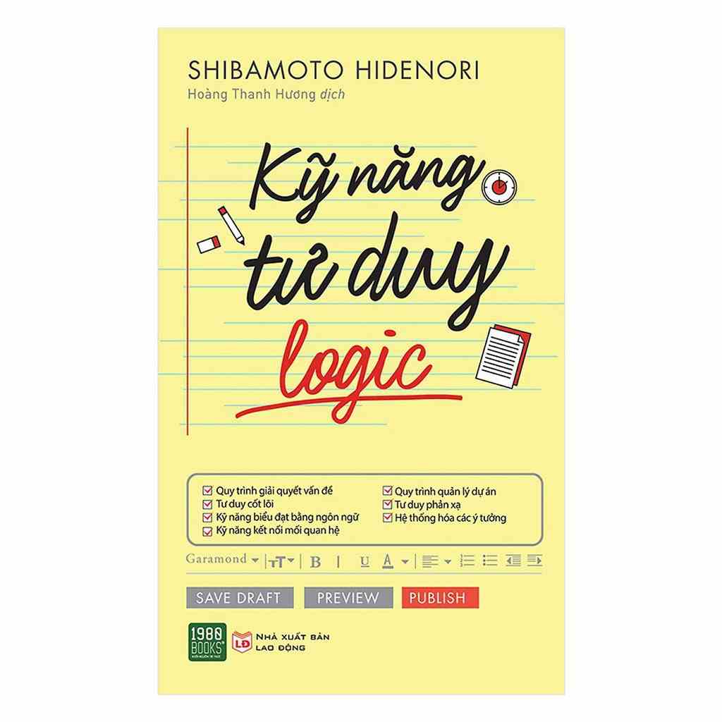 [Mã BMLTB200 giảm đến 100K đơn 499K] Sách - Kỹ Năng Tư Duy Logic