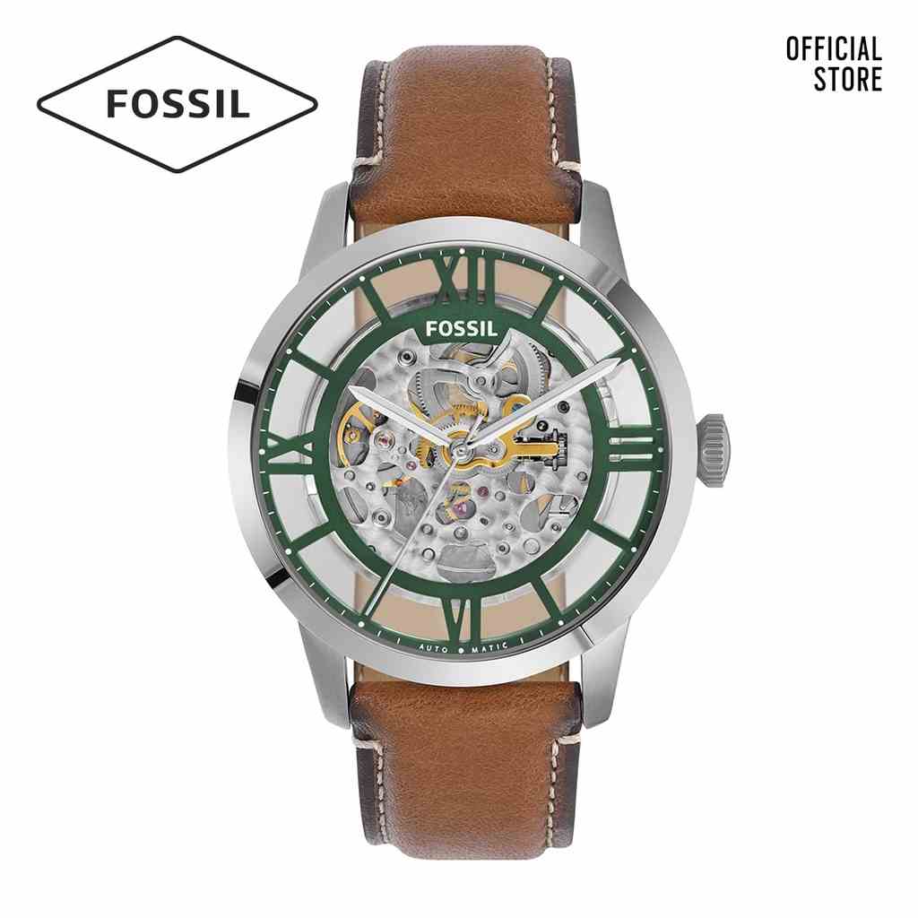 [Mã BMLTA35 giảm đến 35K đơn 99K] Đồng hồ nam Fossil TOWNSMAN ME3234 dây da - màu nâu