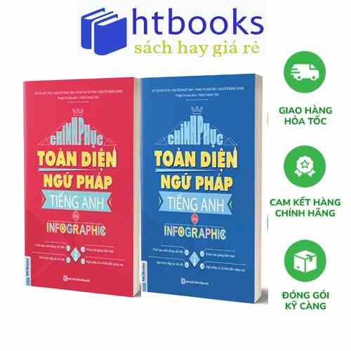 Sách - Combo Chinh phục toàn diện Ngữ pháp tiếng Anh bằng Infographic