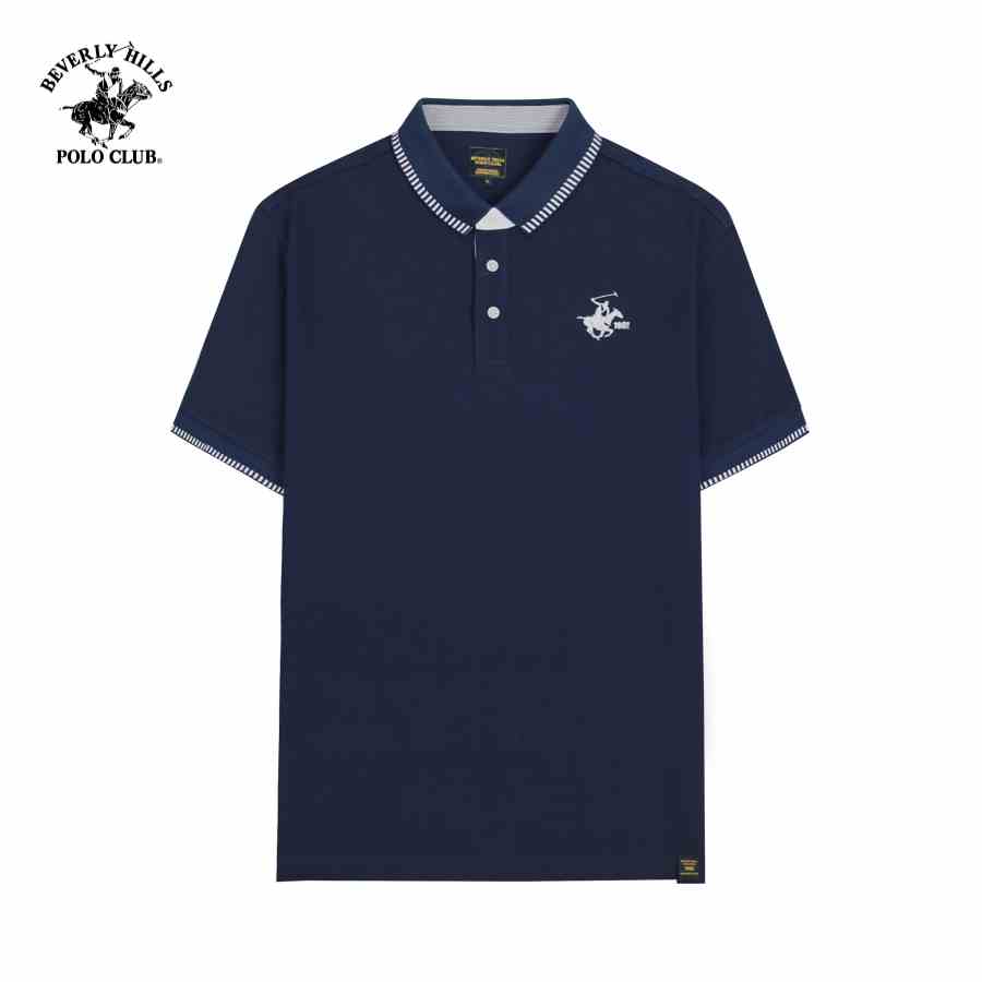 Beverly Hills Polo Club - Áo polo Ngắn tay Nam Regular Fit NV Navy- BHPC PMRSS23TL037