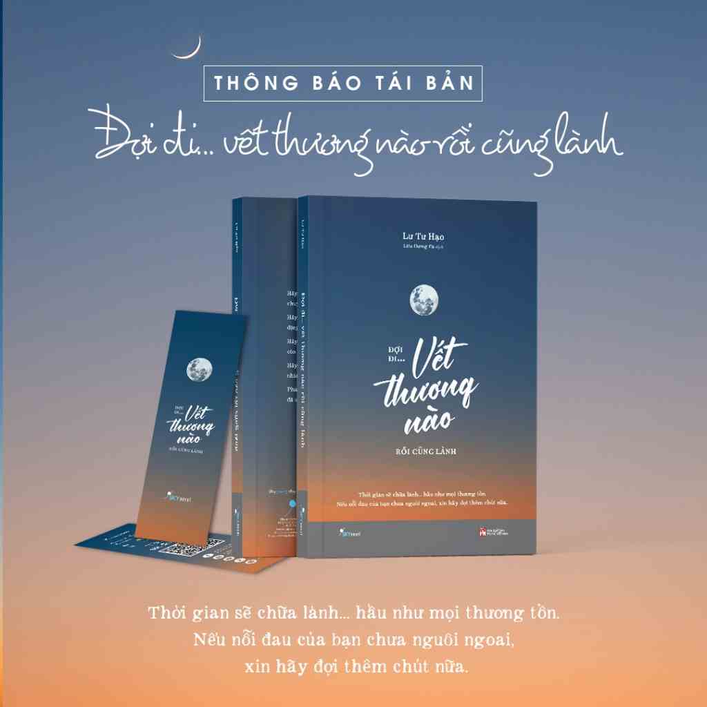 Sách Tái Bản 2023 - Đợi Đi... Vết Thương Nào Rồi Cũng Lành - Lư Tư Hạo