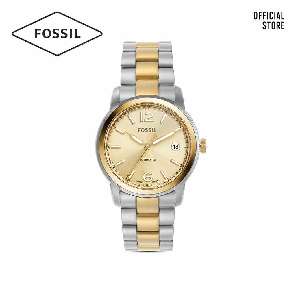 [Mã BMLTA35 giảm đến 35K đơn 99K] Đồng hồ nữ Fossil Heritage dây thép không gỉ ME3228 - two tone