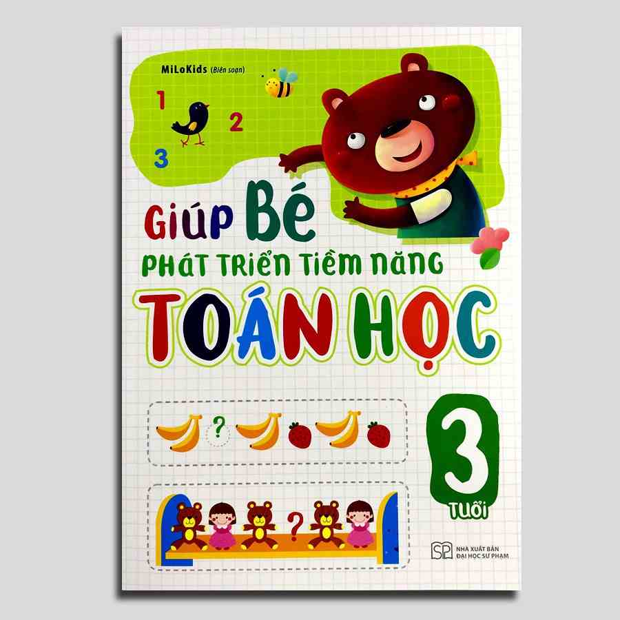 Sách - Giúp Bé Phát Triển Tiềm Năng Toán Học: 3 tuổi