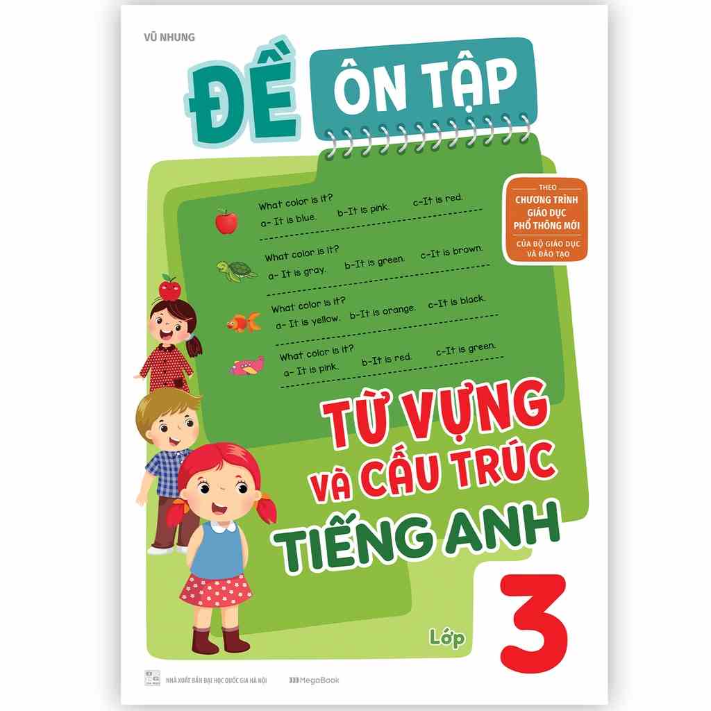 Sách Đề Ôn Tập Từ Vựng Và Cấu Trúc Tiếng Anh Lớp 3