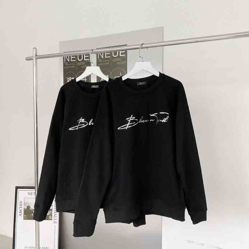 Áo sweater nỉ bông unisex Believe in Trust CCS139 by COCCACH