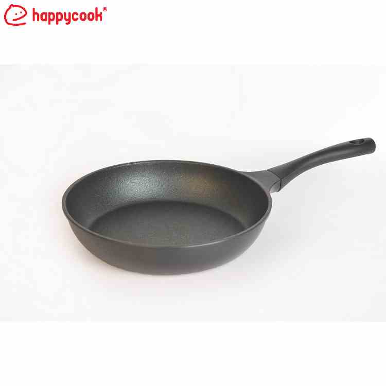 Chảo đúc nguyên khối Happy Cook All Black 24cm TBFP-24IH