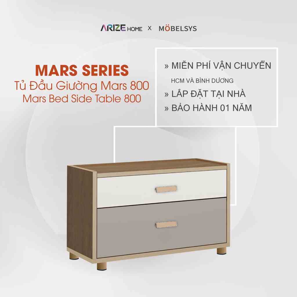 [Mã BMLTB200 giảm đến 100K đơn 499K] Tủ Đầu Giường Gỗ Sang Trọng ARIZE Mobelsys Mars Bed Side Table