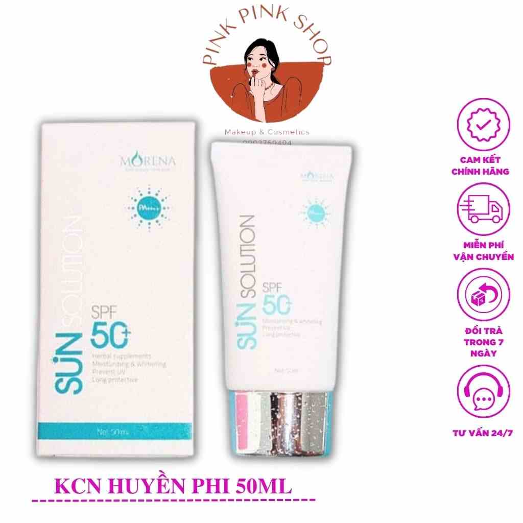 [Mã BMLTB35 giảm đến 35K đơn 99K] Kem Chống Nắng HUyền Phi Morena, Chống Nắng Nâng Tông Da 50Ml