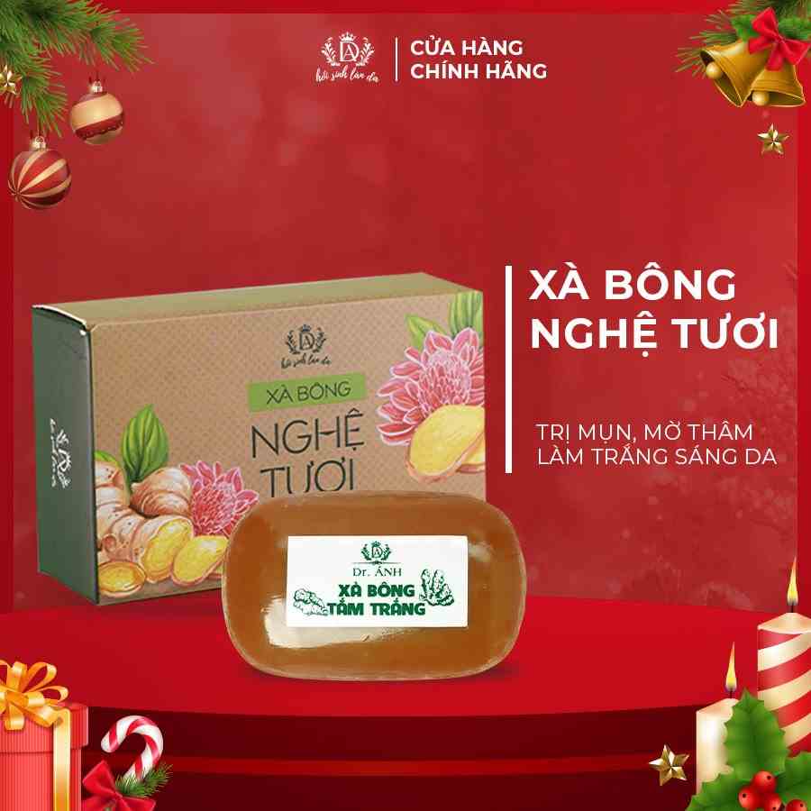 [Mã BMLTA35 giảm đến 35K đơn 99K] Xà bông nghệ tươi Dr. ÁNH giúp giảm mụn ẩn, mờ thâm, làm trắng sáng da 57g - NPP Ohera