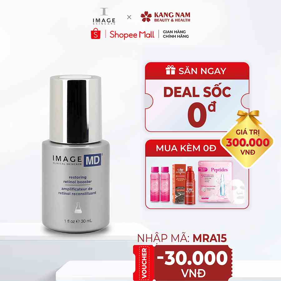 Tinh chất trẻ hóa da và mờ sẹo thâm Image Skincare MD Restoring Retinol Booster 30ml