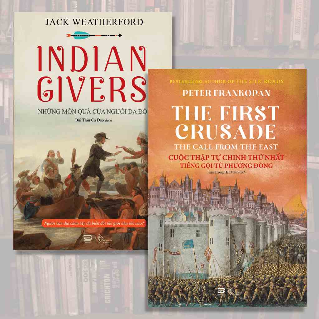 [Mã BMLTB35 giảm đến 35K đơn 99K] Sách - Combo Cuộc Thập Tự Chinh Thứ Nhất Và Những Món Qùa Của Người Da Đỏ