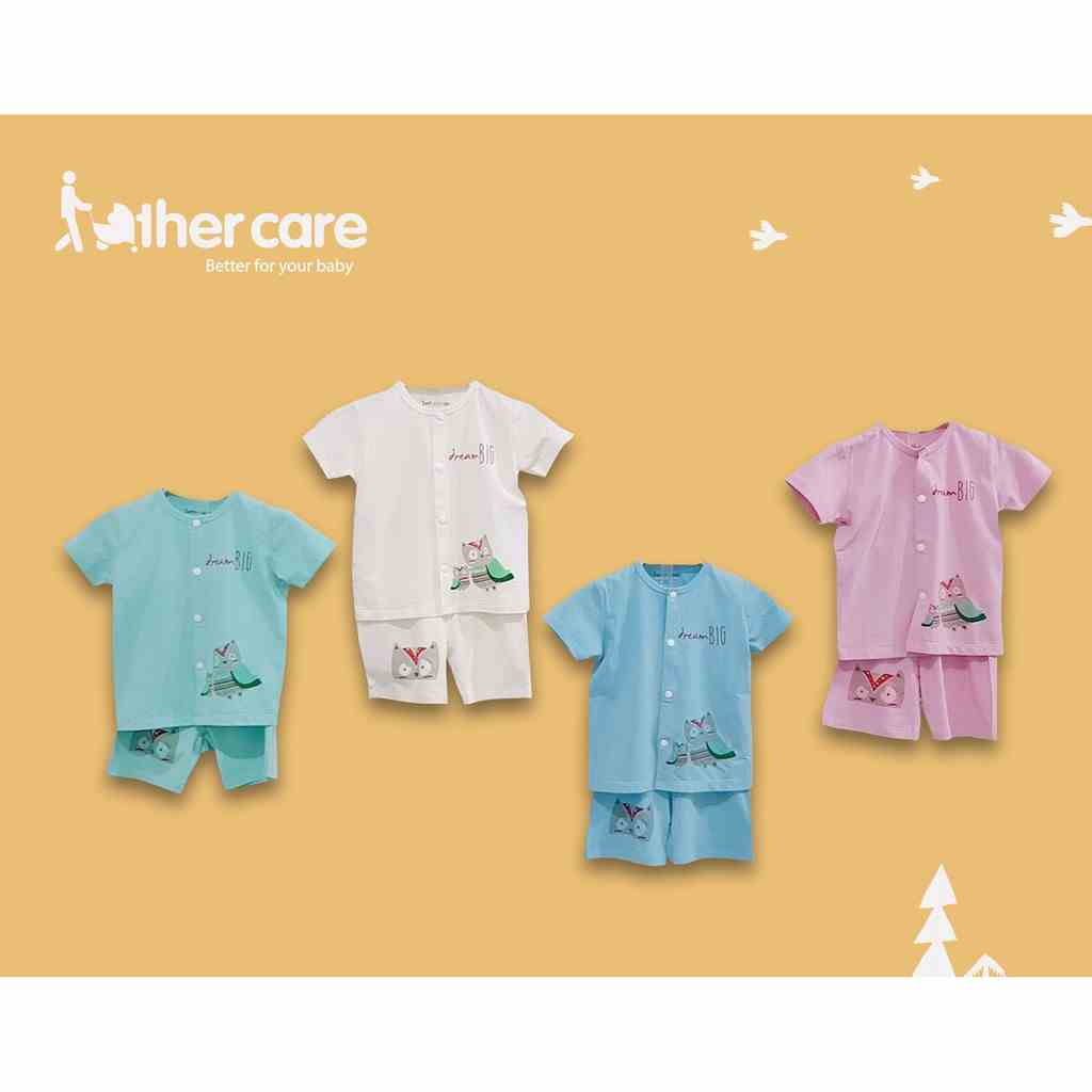 Bộ Quần áo FatherCare Cài giữa CT - Hà mã và Cú FC303/FC304