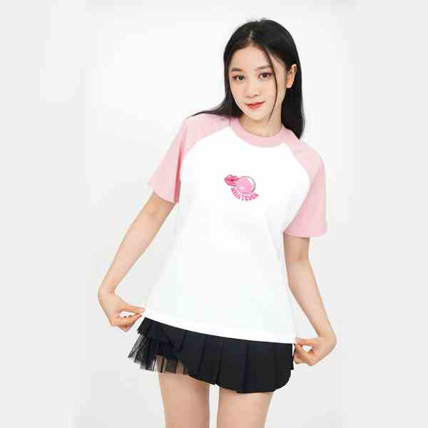 [Mã BMLTB35 giảm đến 35K đơn 99K] Áo Thun Baby Tee Bello In Hình Whatever Tay Raglan A5-002