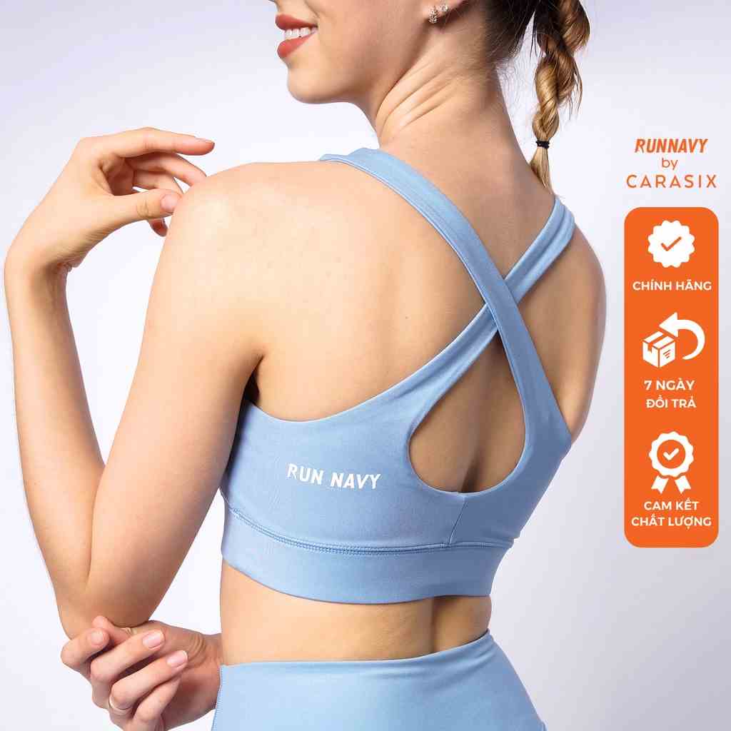 [Mã BMLTB35 giảm đến 35K đơn 99K] Áo tập gym yoga nữ WBR61 Runnavy by Carasix, bra Ecofriend, có đệm ngực