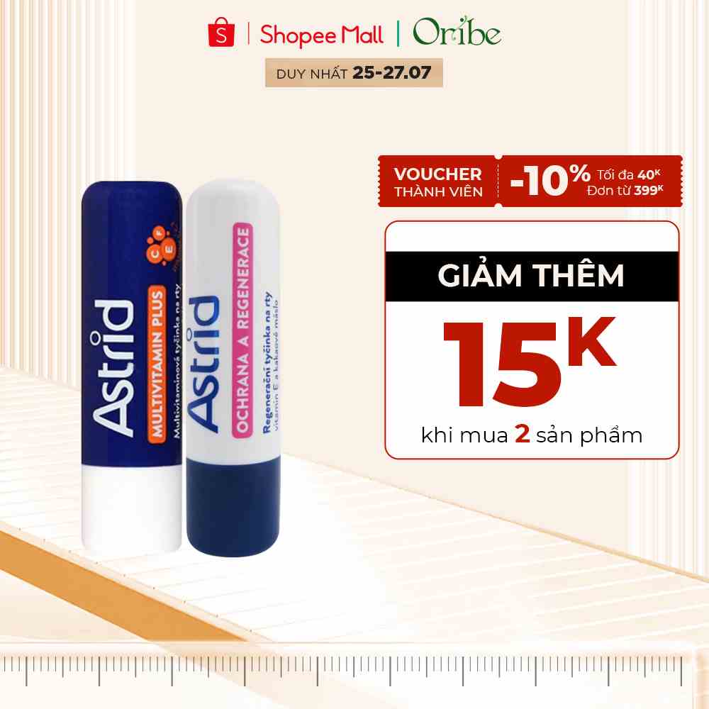 [Mã BMLTB200 giảm đến 100K đơn 499K] Son Dưỡng Môi Mỡ Hươu Astrid Fullsize 4.7g