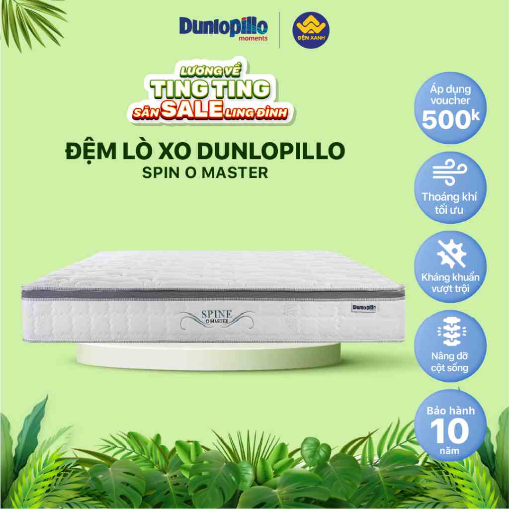 Đệm lò xo Dunlopillo Spine O Master dày 26cm - cứng