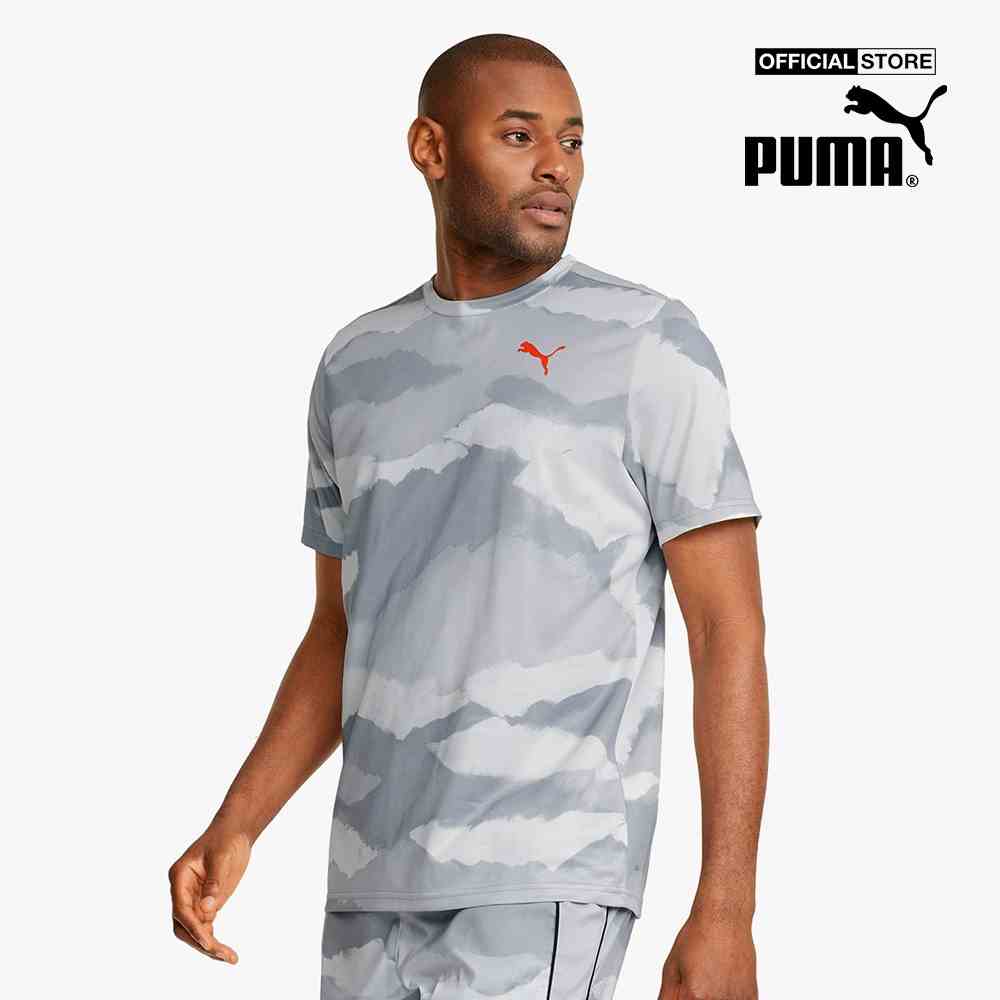 PUMA - Áo thun thể thao nam ngắn tay Printed Training 521543-19