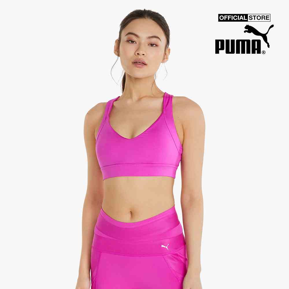 PUMA - Áo bra thể thao nữ Own It Mid Impact Training Sports 521038-13