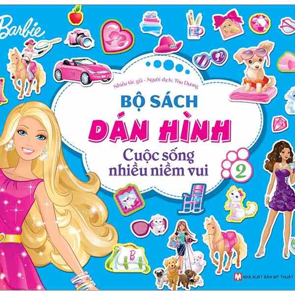 [Mã BMLTB35 giảm đến 35K đơn 99K] Sách - Barbie Bộ Sách Dán Hình Cuộc Sống Nhiều Niềm Vui - Tập 2 - 8935210232694