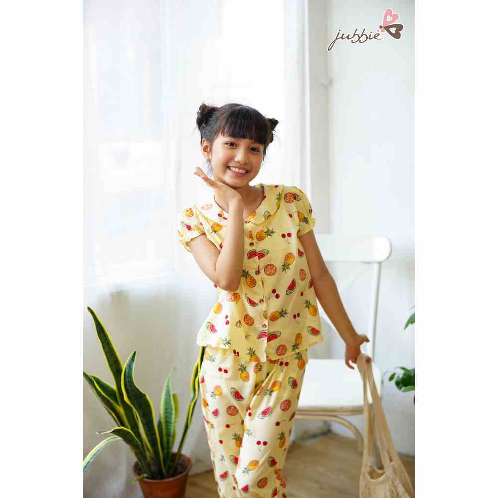 Đồ mặc nhà bộ dài áo tay ngắn Jubbie kids 83003