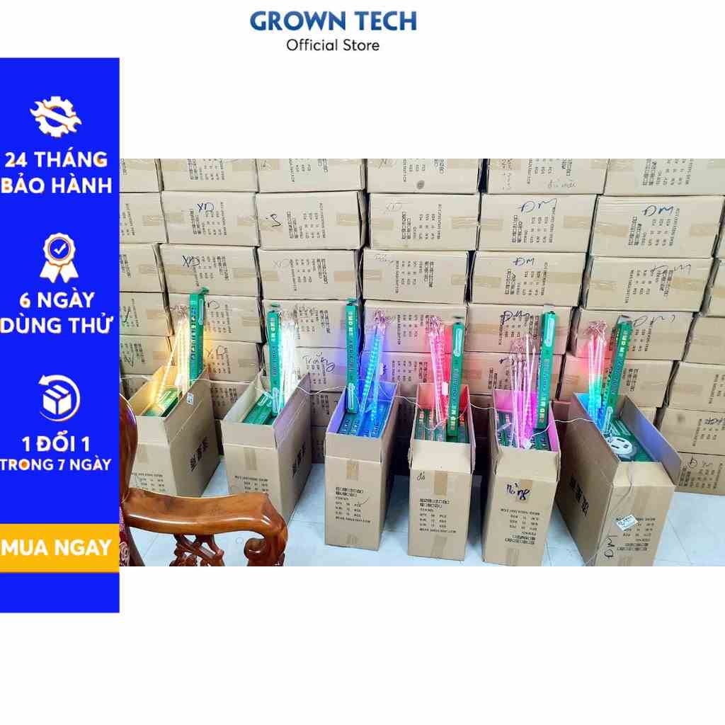 Đèn led sao băng growntech cao cấp, nhiều màu, trang trí nhà cửa sân vườn, giá rẻ