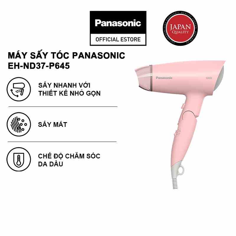 Máy sấy tóc Panasonic EH-ND37-P645 - Chế độ chăm sóc da đầu, bảo vệ nhiệt