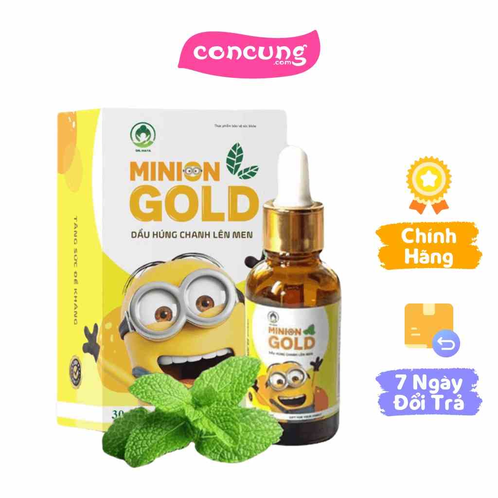 Dầu húng chanh lên men Minion Gold