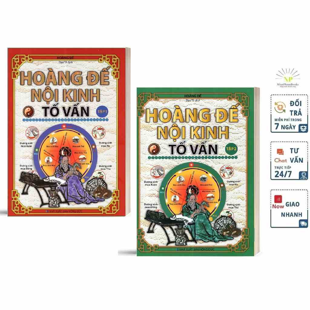 Sách - Hoàng Đế Nội Kinh Tố Vấn (Trọn bộ 2 tập) Tặng Kèm Bookmark