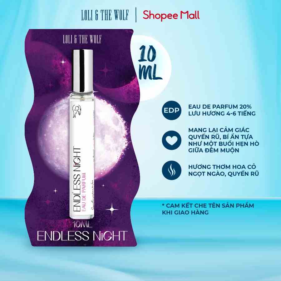 Nước Hoa Loli And The Wolf Endless Night Thơm Lâu Chính Hãng 10ml