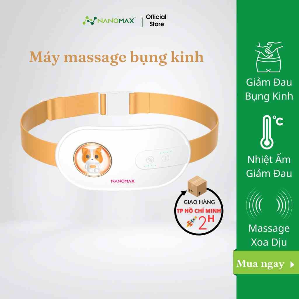 Máy Massage Làm Ấm Nanomax Giảm Đau Bụng Kinh Nguyệt, Giúp Lưu Thông Tuần Hoàn Máu, Giảm Cơn Đau Tới Tháng Cho Phụ Nữ