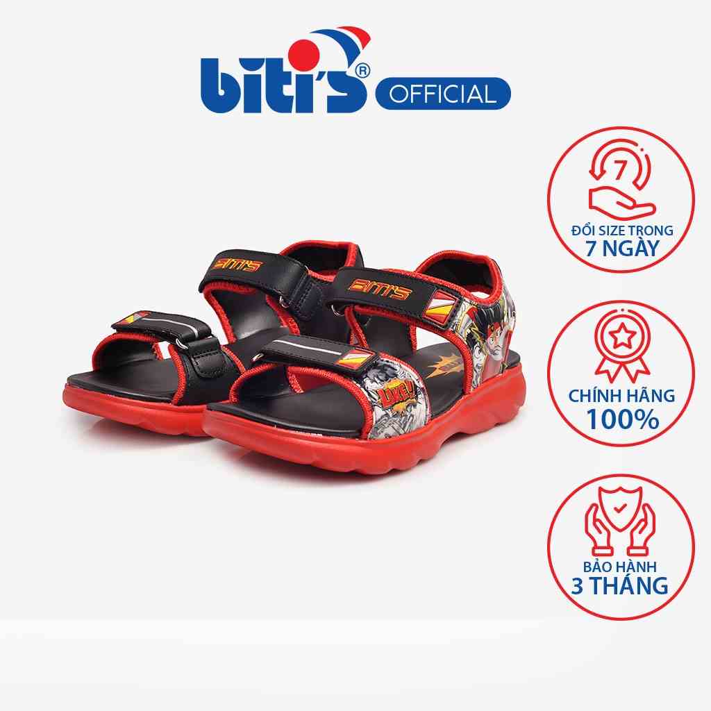 Sandal Bitis Si - PU Bé Trai DEB009600DOO (Đỏ)