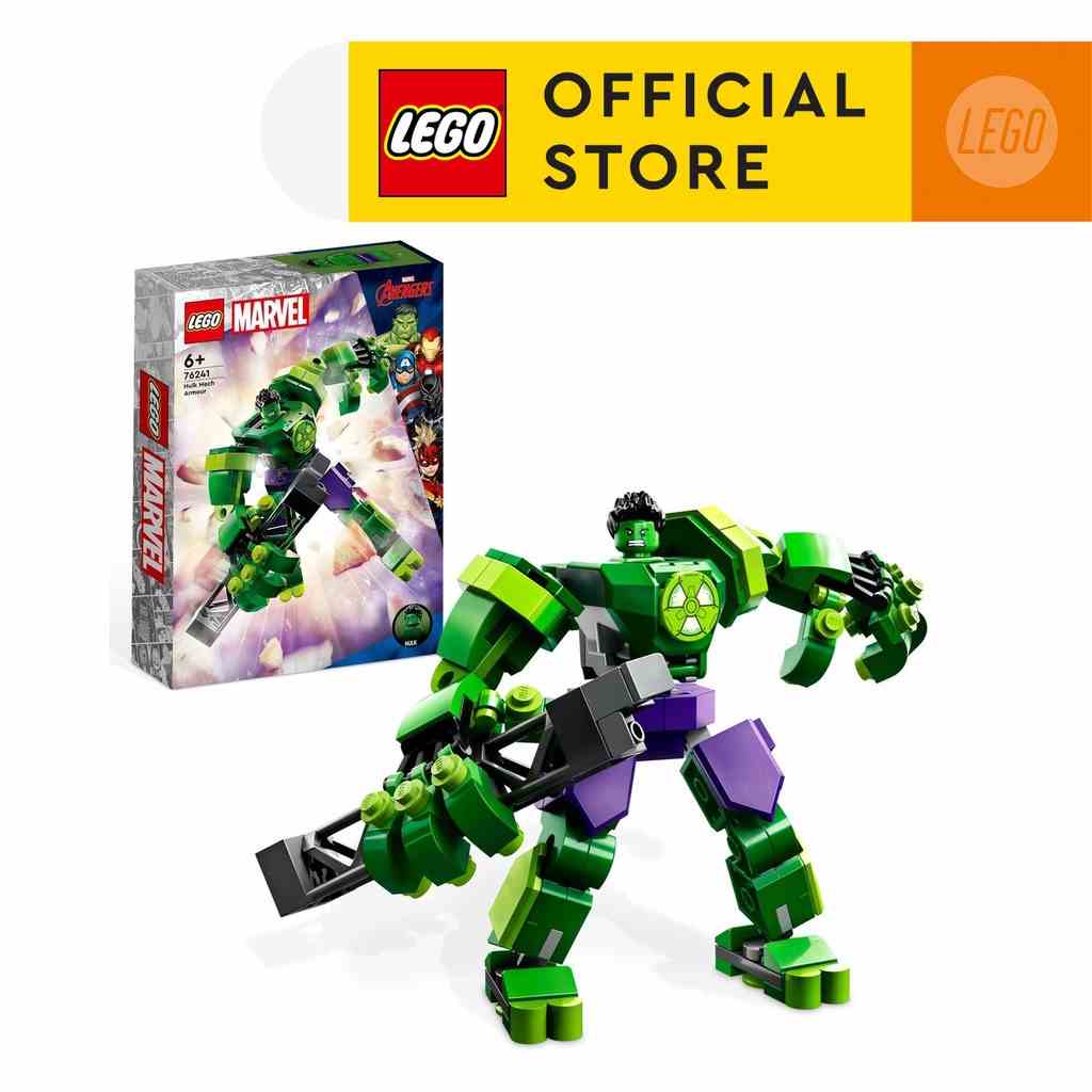 [Mã LIFEMC06CBAU giảm 50k đơn 350k] LEGO Super heroes 76241 Chiến Giáp Hulk (138 Chi Tiết)