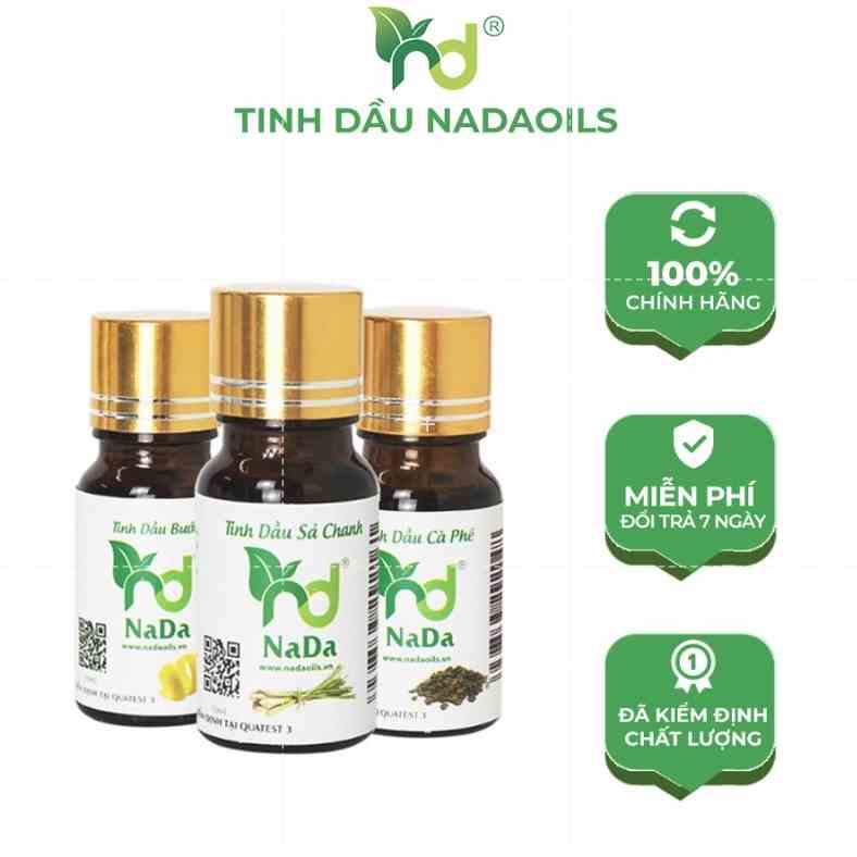 [Combo 3 chai] NADA OILS c.h.ố.n.g s.a.y x.e 3 chai 10ml - kiểm định QUATEST 3