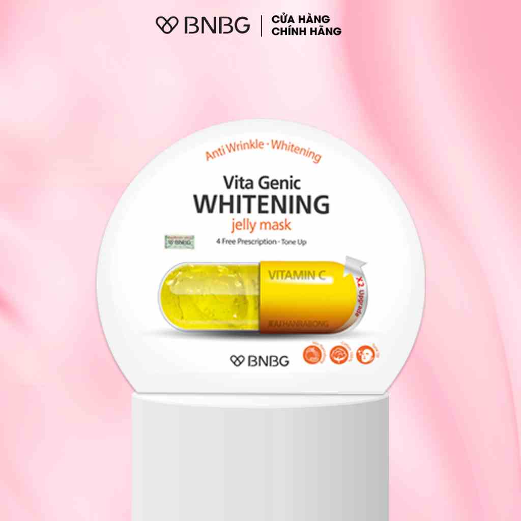 Mặt Nạ Dưỡng Da Trắng Sáng, Làm Mờ Thâm, Nám BNBG Vita Genic Whitening 30ml