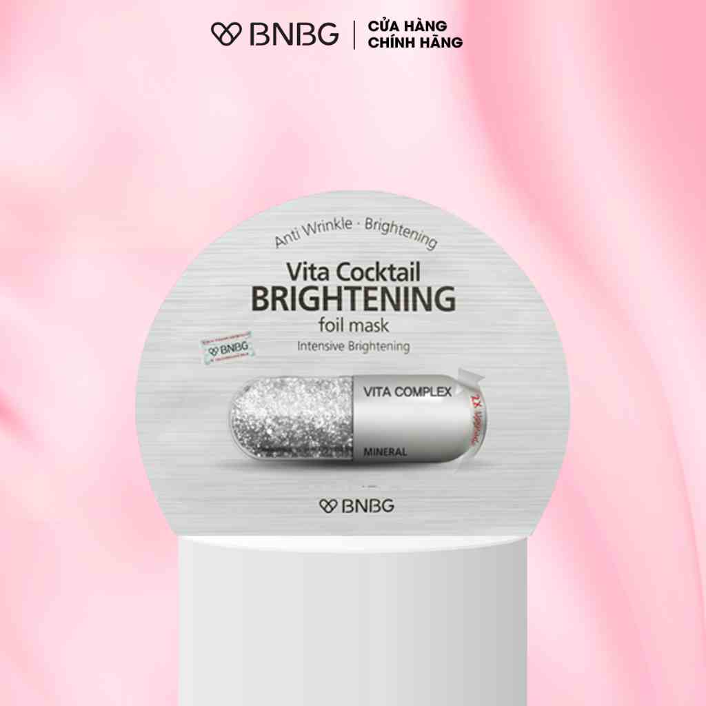 Mặt nạ Sáng da BNBG Vita Cocktail Brightening Foil Mask Intensive Whitening 30ml